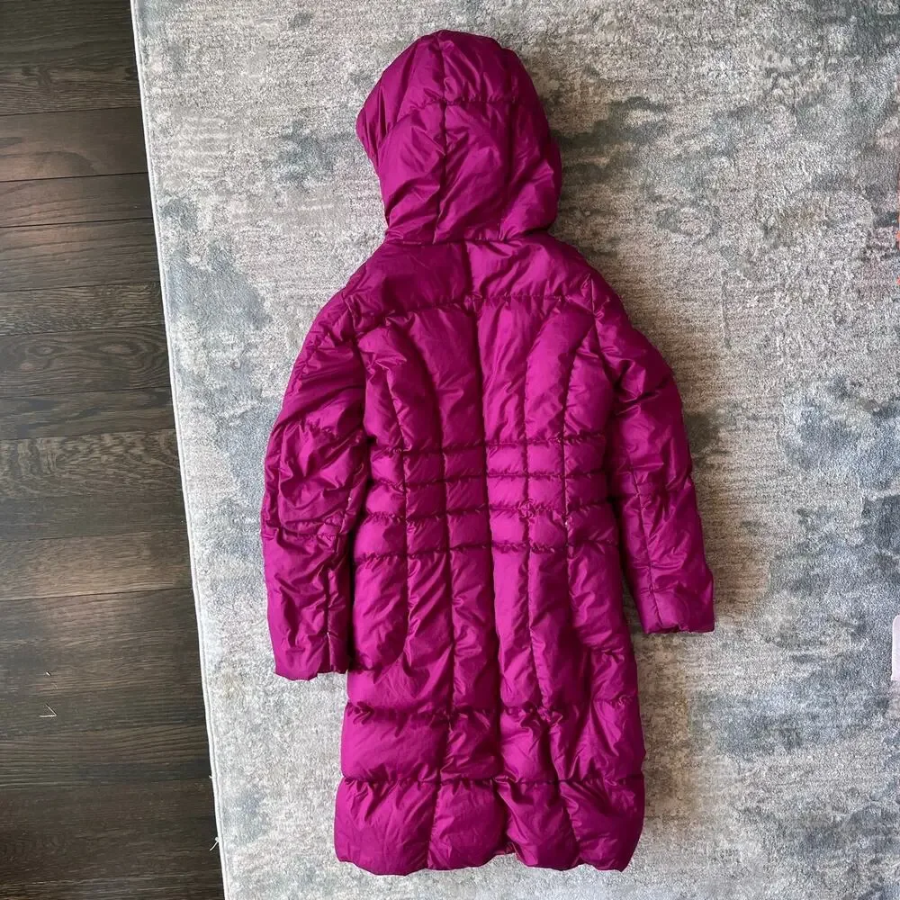Patagonia Girls Down Winter Coat Long Parka M 10